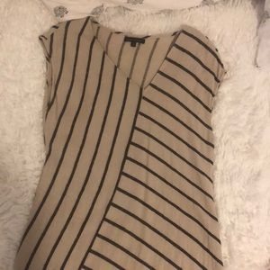 Maxi kaki and black linen dress sleeves dress.